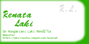 renata laki business card